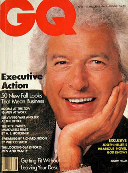 GQ - August 1984 - Joseph Heller