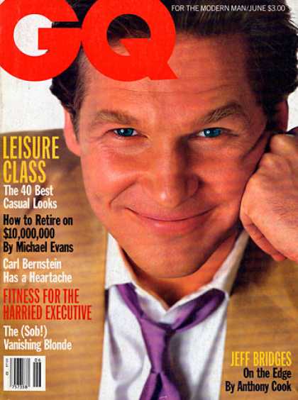 GQ - June 1986 - Jeff Bridges