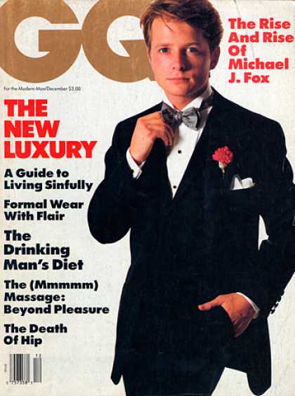 GQ - December 1986 - Michael J. Fox