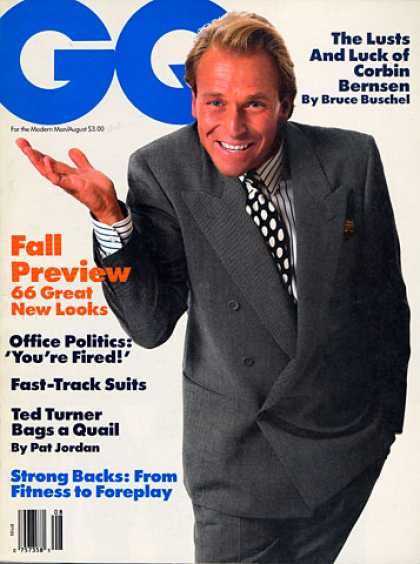 GQ - August 1987 - Corbin Bernsen