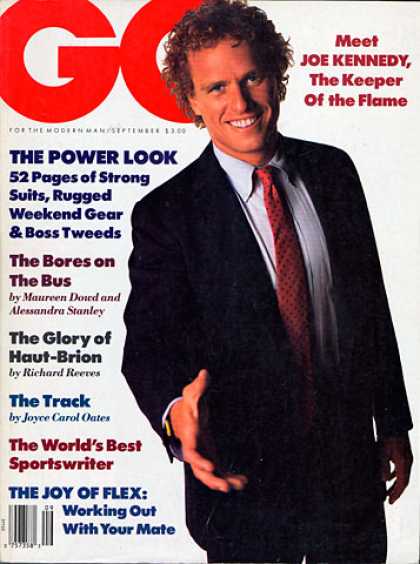 GQ - September 1988 - Joe Kennedy