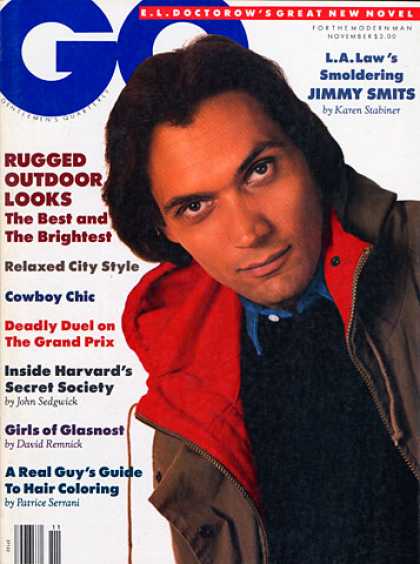 GQ - November 1988 - Jimmy Smits