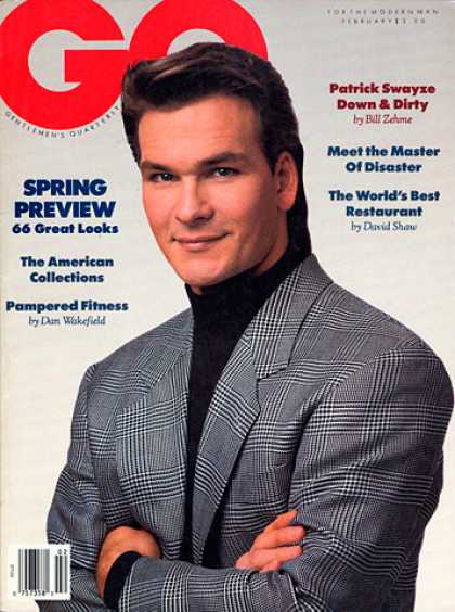 GQ - February 1989 - Patrick Swayze