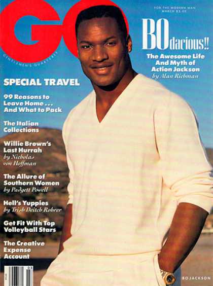 GQ - March 1990 - Action Jackson