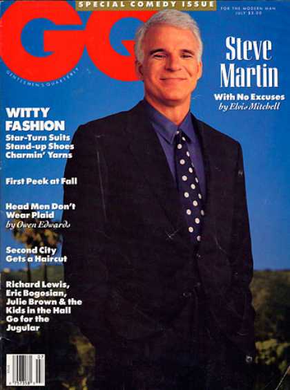 GQ - July 1990 - Steve Martin