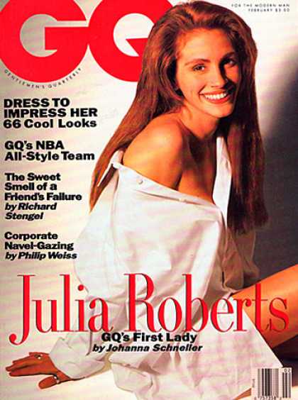 GQ - February 1991 - Julia Roberts