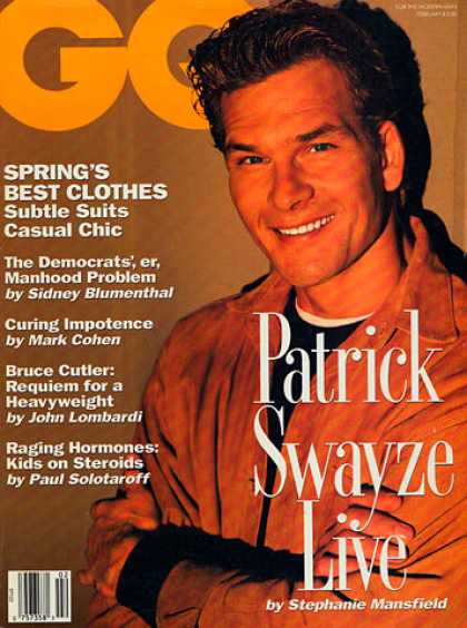GQ - February 1992 - Patrick Swayze
