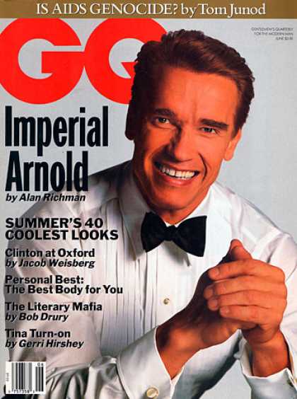 GQ - June 1993 - Arnold Schwarzenegger
