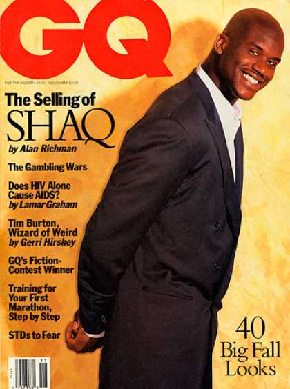 GQ - November 1993 - Shaquille O'Neal