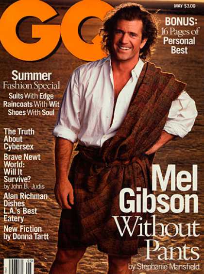 GQ - May 1995 - Mel Gibson