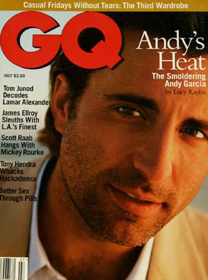 GQ - July 1995 - Andy Garcia