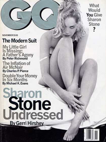 GQ - November 1995 - Sharon Stone