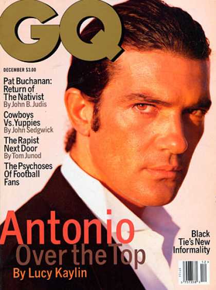 GQ - December 1995 - Antonio Banderas
