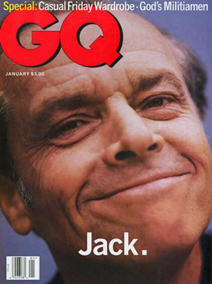 GQ - January 1996 - Jack Nicholson
