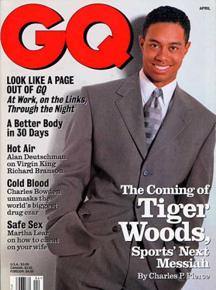 GQ - April 1997 - Tiger Woods