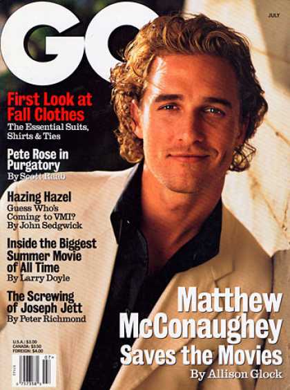 GQ - July 1997 - Matthew McConaughey