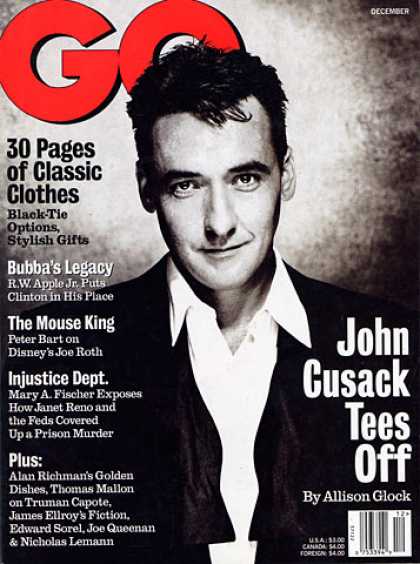 GQ - December 1997 - John Cusack