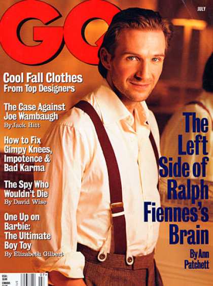 GQ - July 1998 - Ralph Fiennes