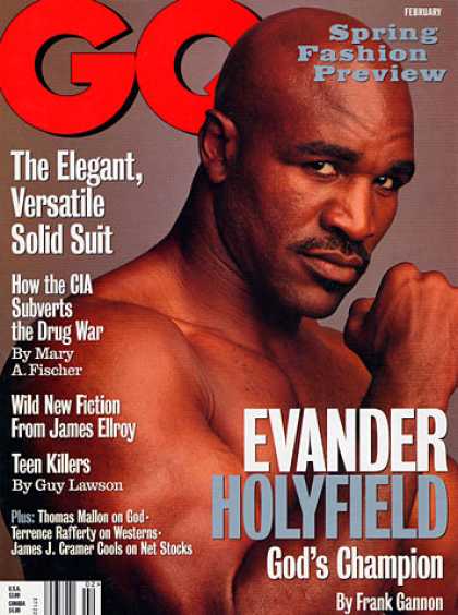GQ - February 1999 - Evander Holyfield