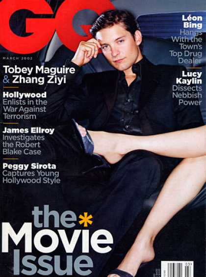 GQ - March 2002 - Tobey Maguire & Zhang Ziyi