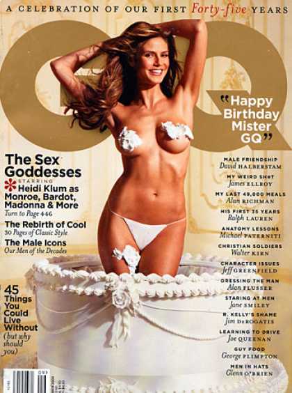 GQ - September 2002 - Heidi Klum