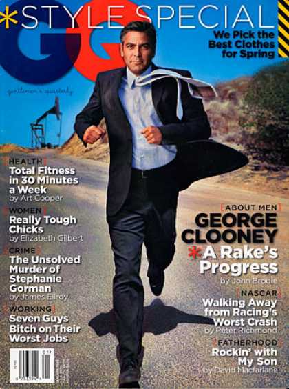 GQ - January 2003 - George Clooney