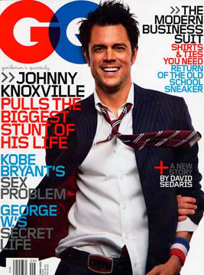 GQ - September 2003 - Johnny Knoxville