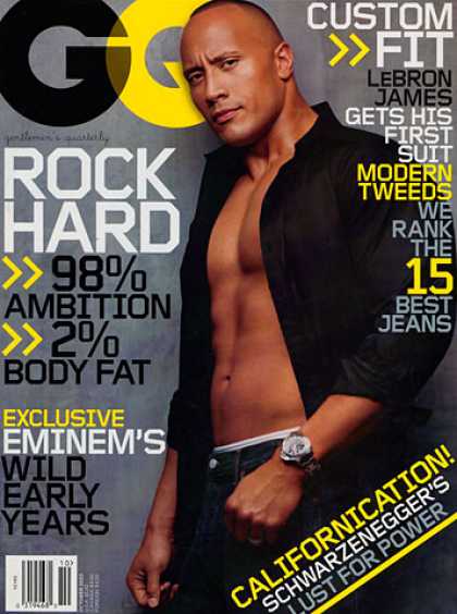 GQ - October 2003 - The Rock