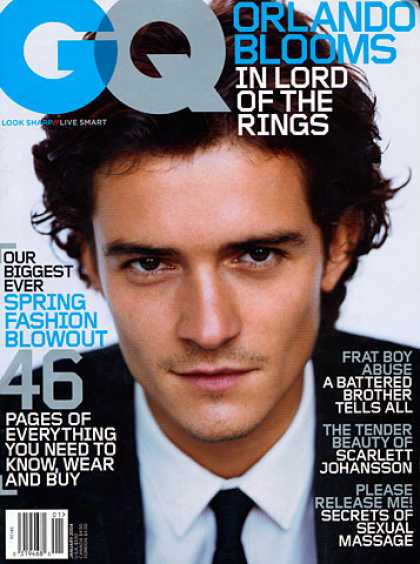 GQ - January 2004 - Orlando Blooms