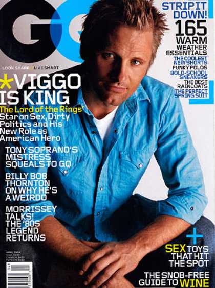 GQ - April 2004 - Viggo Mortensen