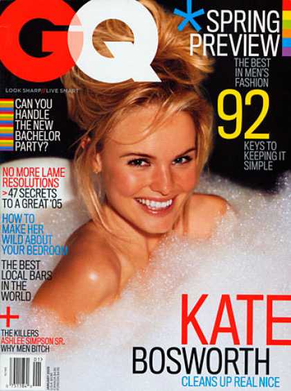 GQ - January 2005 - Kate Bosworth