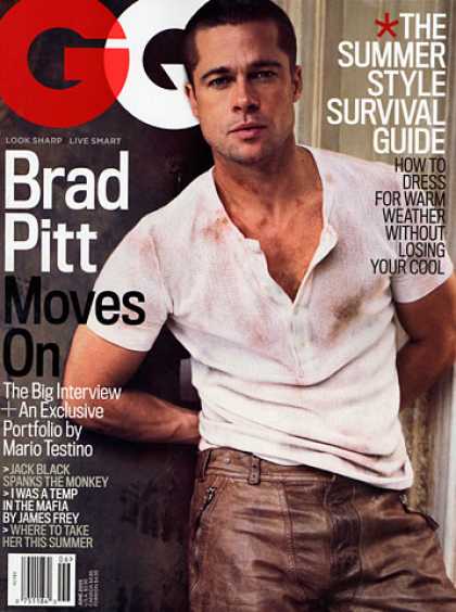 GQ - June 2005 - Brad Pitt
