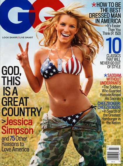 GQ - July 2005 - Jessica Simpson
