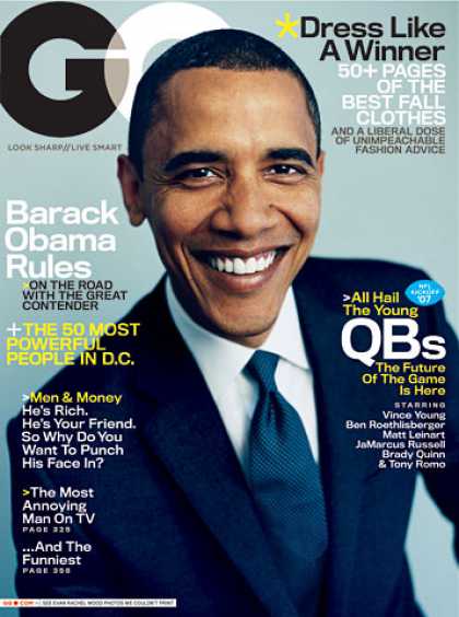 GQ - September 2007 - Barack Obama