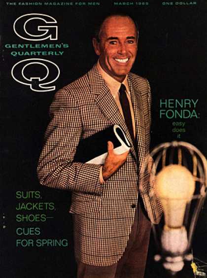 GQ - March 1965 - Henry Fonda