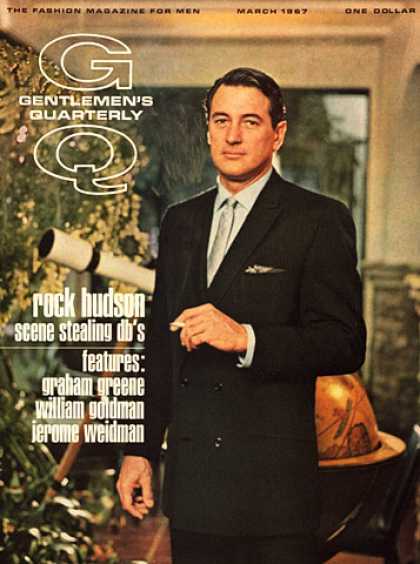 GQ - March 1967 - Rock Hudson