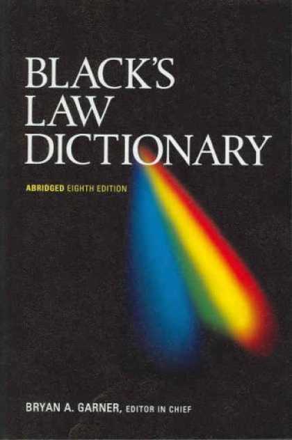 Greatest Book Covers - Black's Law Dictionary