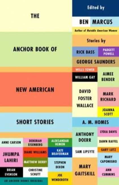 Greatest Book Covers - The Anchor Book of New American Short Stories