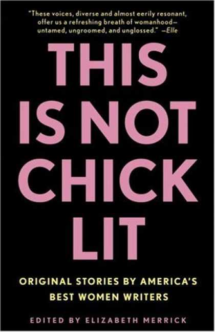 Greatest Book Covers - This Is Not Chick Lit
