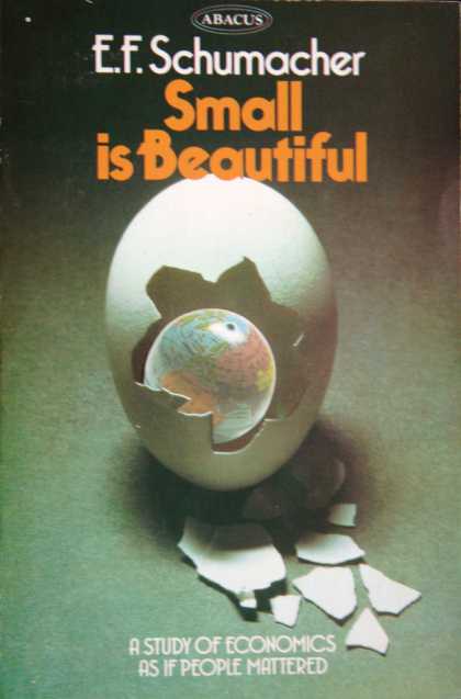 Greatest Book Covers - Small Is Beautiful