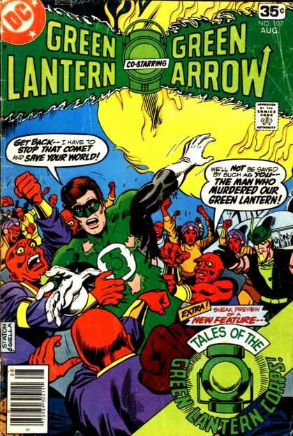 Green Lantern (1960) 107 - Comet - Corps - Aliens - Dc - August - Joe Staton