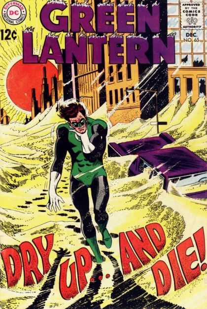 Green Lantern (1960) 65 - Dc - Dry Up And Die - Sun - Superhero - December