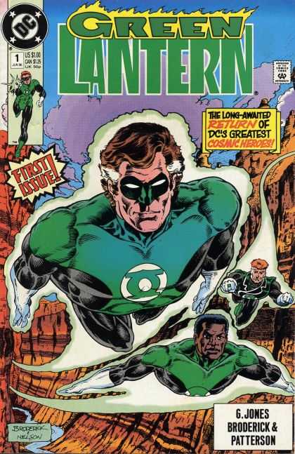 Green Lantern (1990) portadas comics
