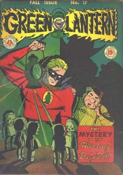 Green Lantern 17 - Super Hero - Fall Issue No 17 - Missing Baby Doll - Comic Book - Mystery