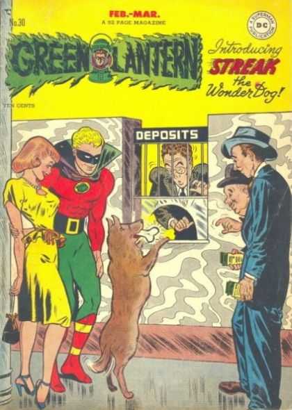 Green Lantern 30 - Streak - Wonder Dog - Deposits - Bone - Bank - Alex Toth