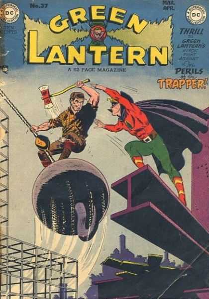 Green Lantern 37 - Wrecking Ball - Superhero - Ax - Construction - Dc Comics - Alex Toth