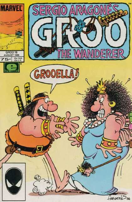 Groo the Wanderer 18 - Marvel - Grooella - Sergio Aragone - Mask - Belt