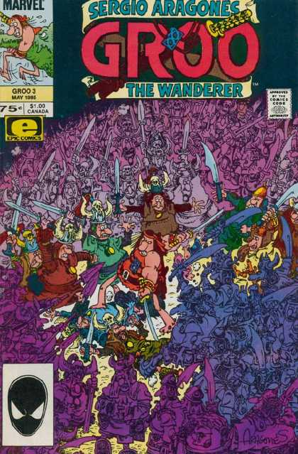 Groo the Wanderer 3 - Sergio Aragones - Marvel - Epic Comics - Battle - 1995 - Sergio Aragones