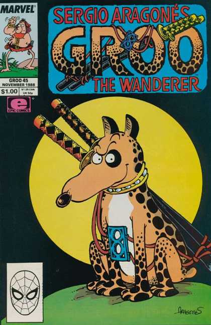 Groo the Wanderer 45 - Marvel - Epic Comics - November - Sergio Aragone - Dog