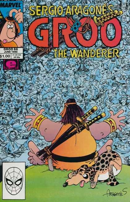 Groo the Wanderer 66 - Crowd - Headband - Animal - Hippies - Blue